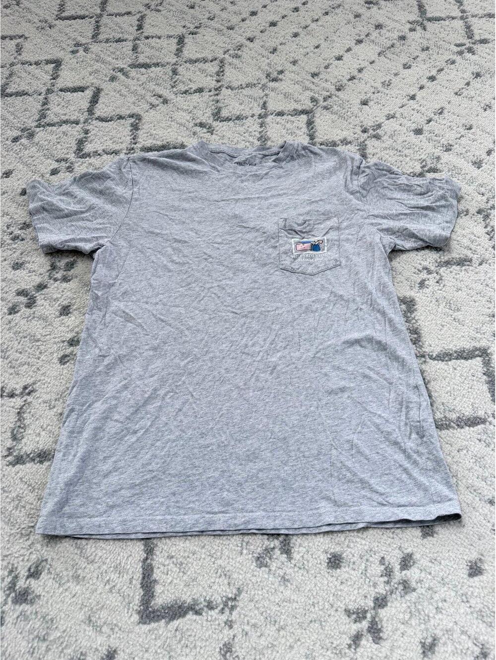 Vineyard Vines Gray Pocket T-Shirt